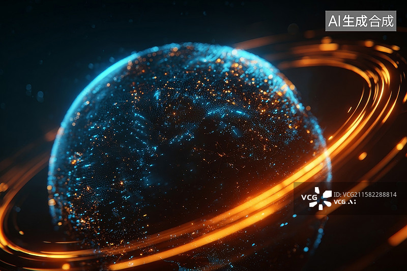 【AI数字艺术】宇宙地球素材图片图片素材