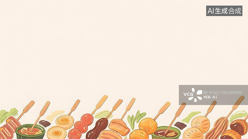 【AI数字艺术】2D卡通居下图片素材