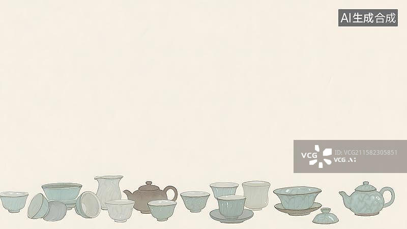 【AI数字艺术】2D卡通居下图片素材