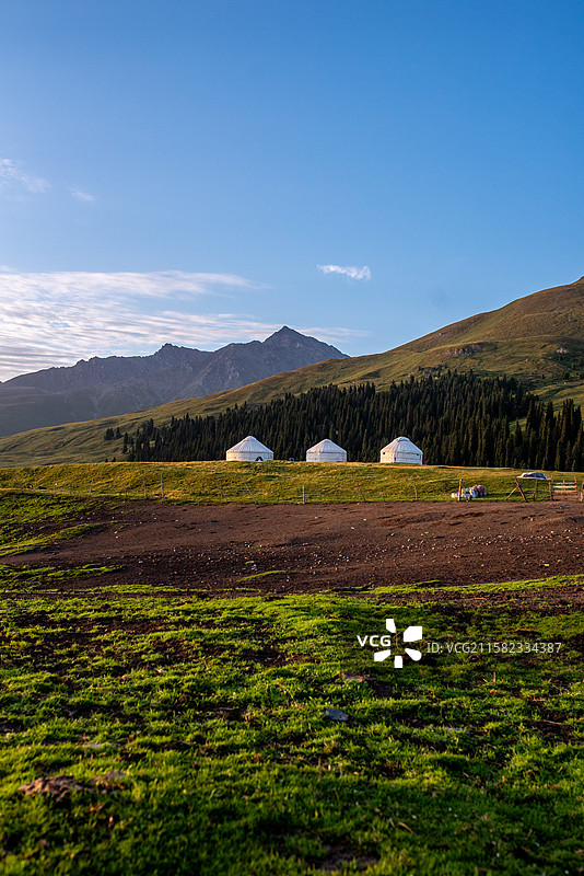 唐布拉仙女湖美景图片素材