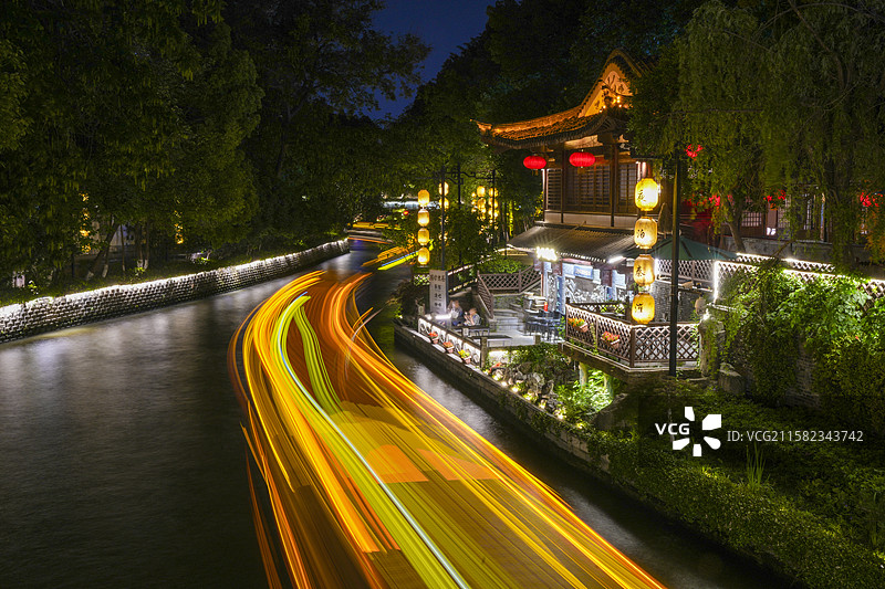 夜泊秦淮近酒家图片素材