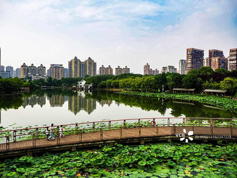 合肥翡翠湖公园图片素材