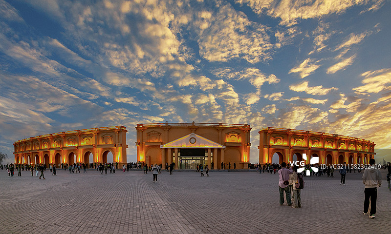 银川览山公园 剧场图片素材