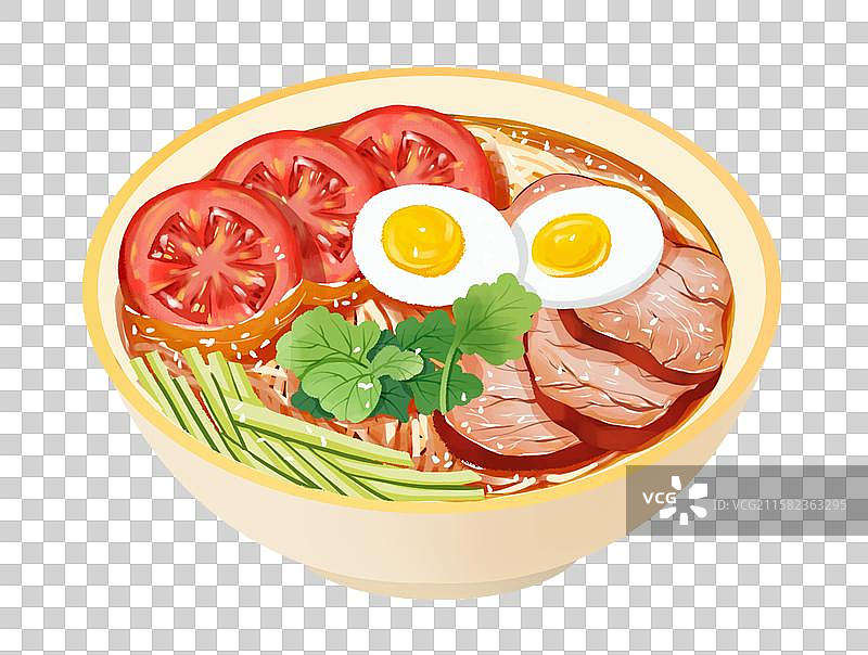 一碗冷面美食图片素材