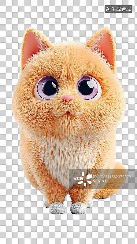 【AI数字艺术】萌猫治愈插画图片素材