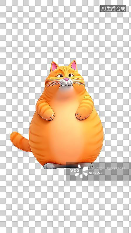 【AI数字艺术】萌猫治愈插画图片素材