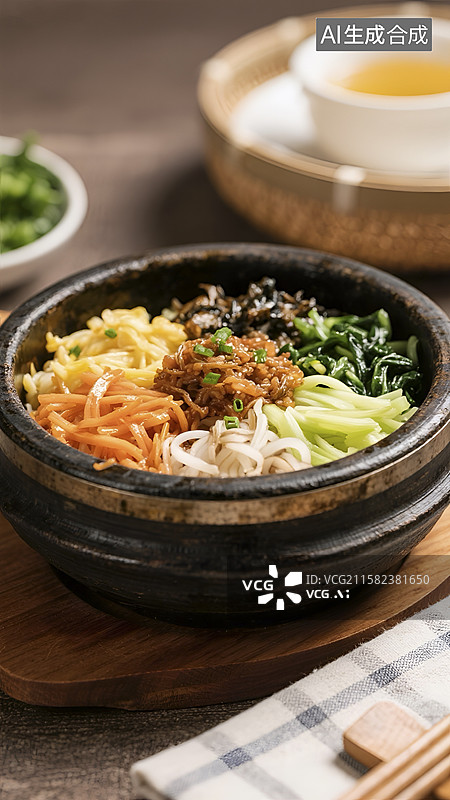【AI数字艺术】石锅拌饭图片素材