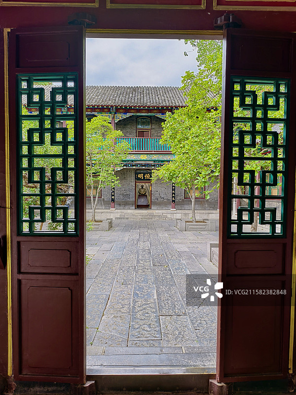 济南趵突泉公园李苦禅纪念馆图片素材