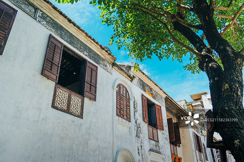 岭南风格民宅：澳门郑家大屋图片素材