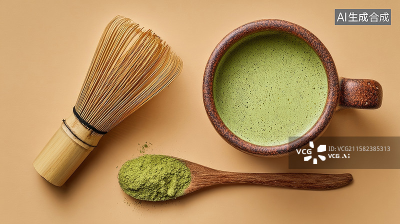 【AI数字艺术】抹茶背景图素材图片素材