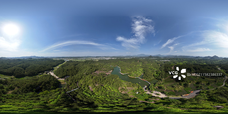 安徽皖南大山360全景图片素材