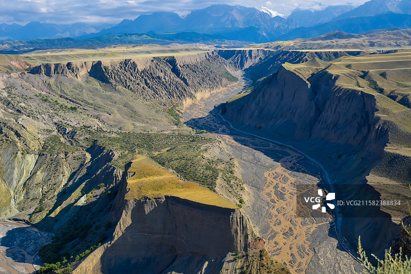 安集海大峡谷地形地貌图片素材