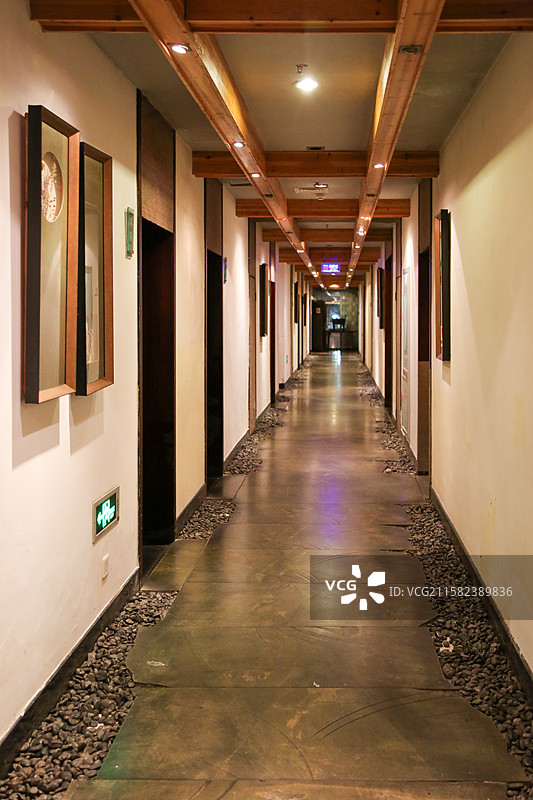 现代简约走廊设计图片素材