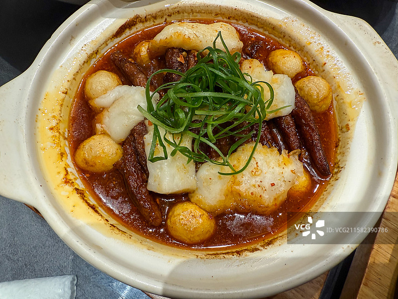 淮扬菜风味菜品之虎皮凤爪煲图片素材