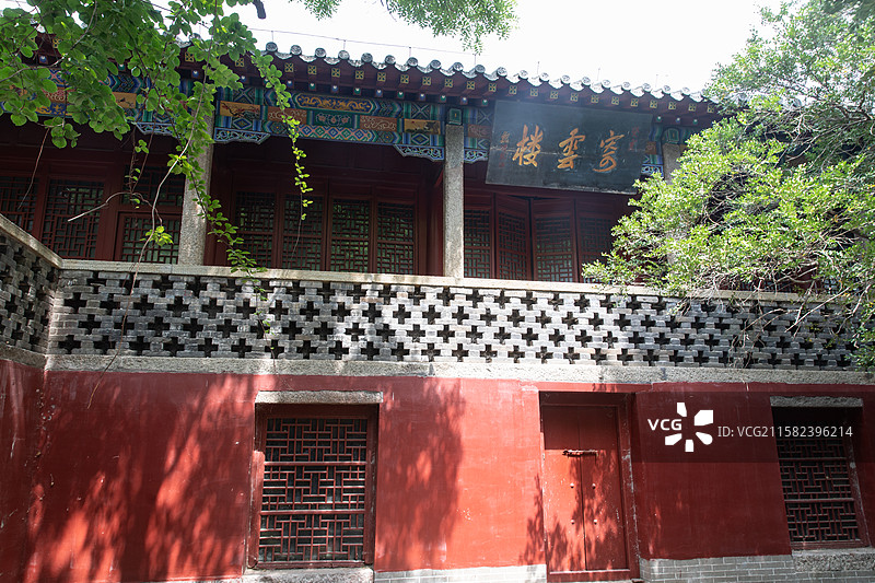 泰山斗母宫寄云楼图片素材