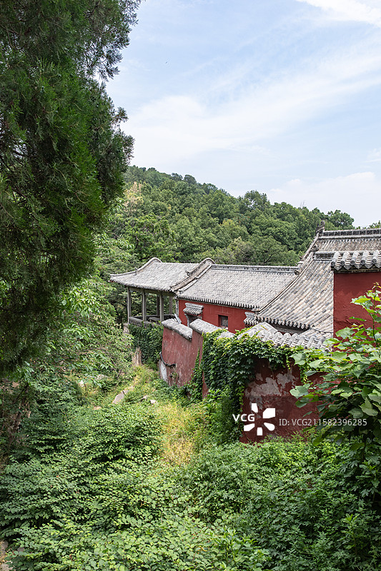泰山斗母宫寺庙图片素材