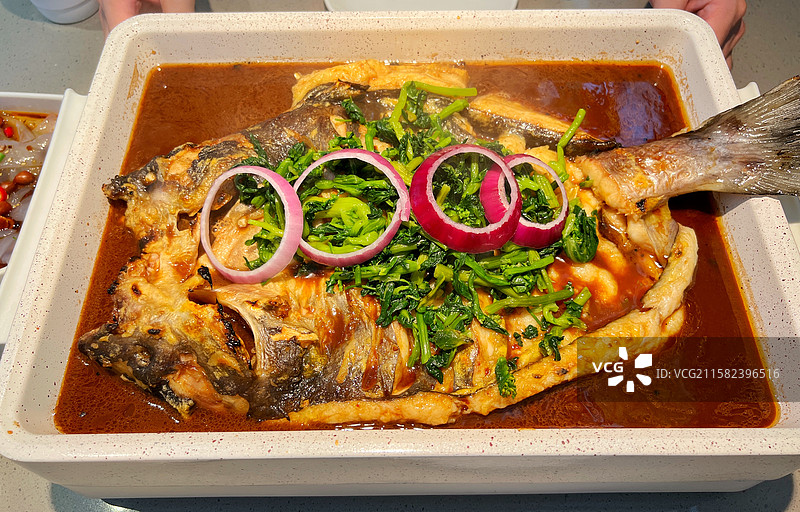 酱香烤鱼图片素材