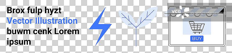 环保在线购物概念图片素材