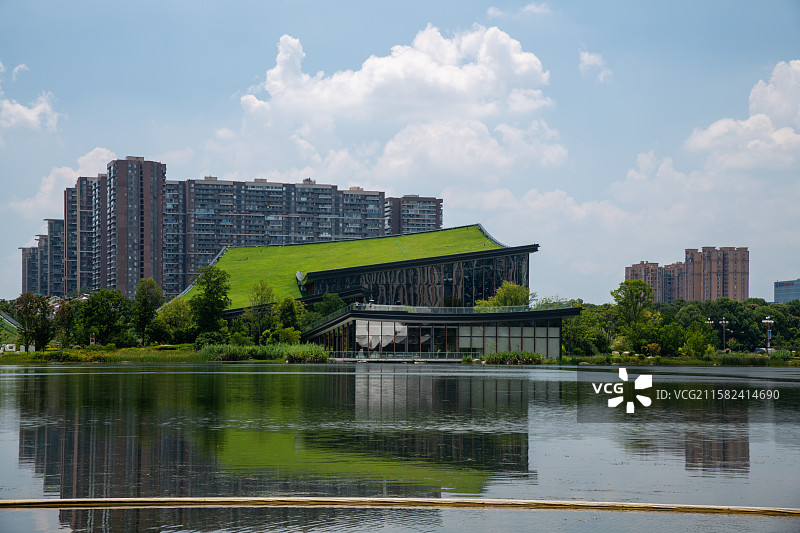 天府人文艺术图书馆图片素材