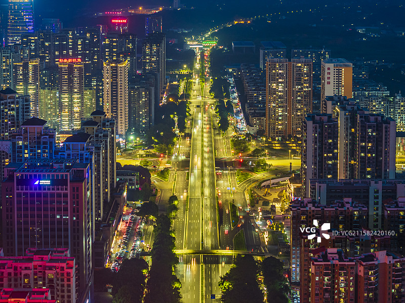 南宁江南区壮锦立交航拍图片素材