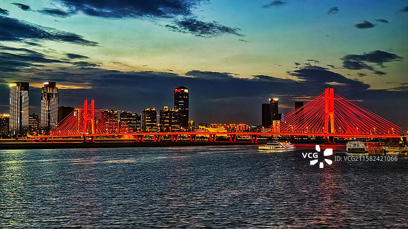 南昌八一大桥图片素材