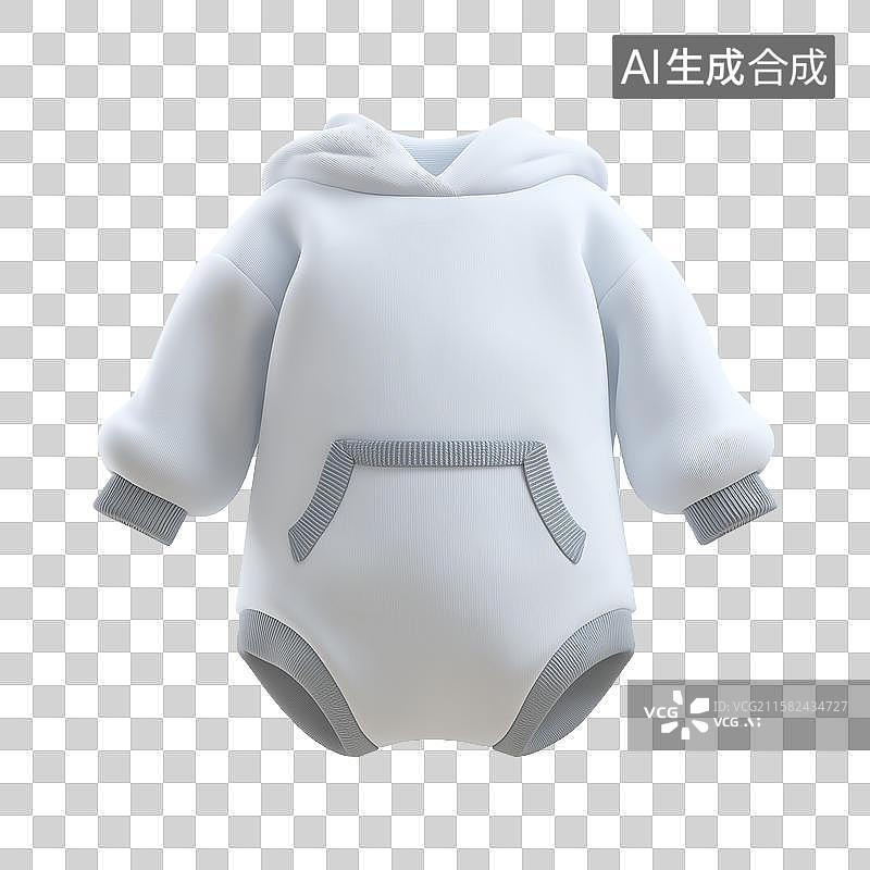 【AI数字艺术】3D风格母婴用品之婴儿连体服元素图片素材