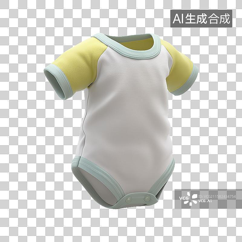 【AI数字艺术】3D风格母婴用品之婴儿连体服元素图片素材