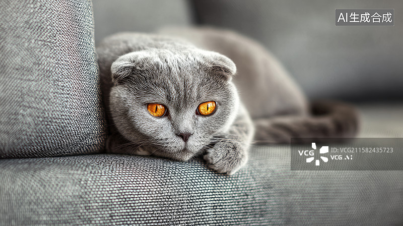 【AI数字艺术】英国短毛猫图片素材