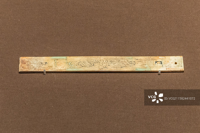 内蒙古博物院骨尺汉代巴彦淖尔市磴口县纳林套海墓地出土内蒙古自治区文物考古研究院藏品二级文物图片素材