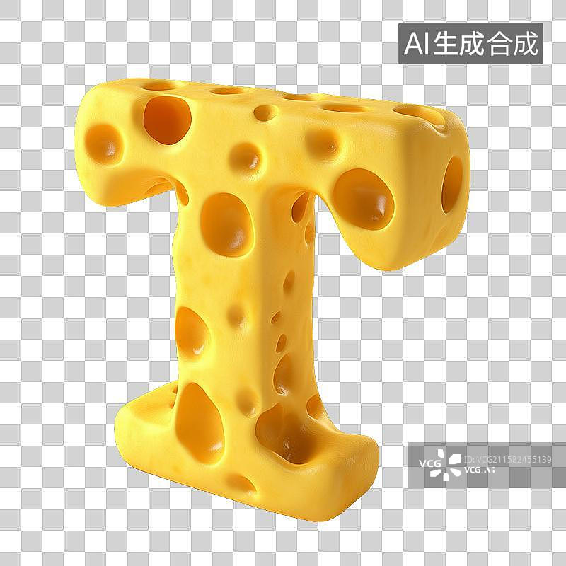 【AI数字艺术】字母t图片素材