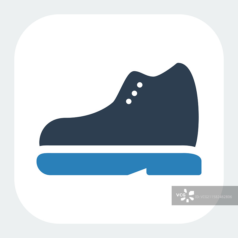 鞋子图标，采用图形风格图片素材