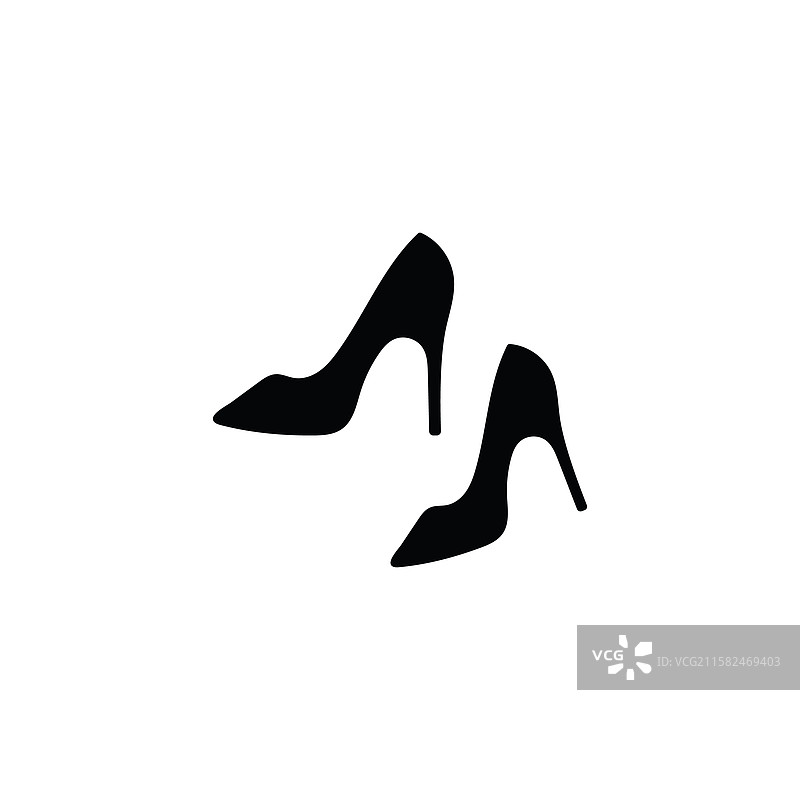 高跟鞋图标图片素材