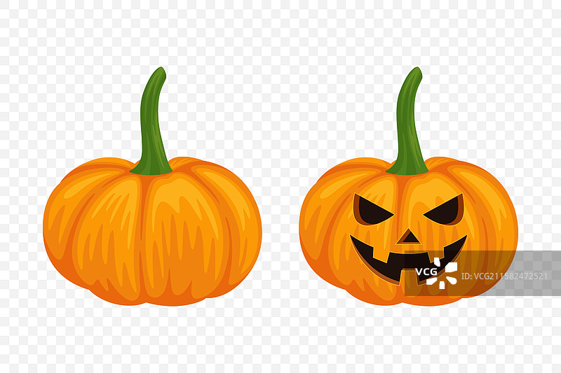 卡通南瓜雕刻系列图片素材