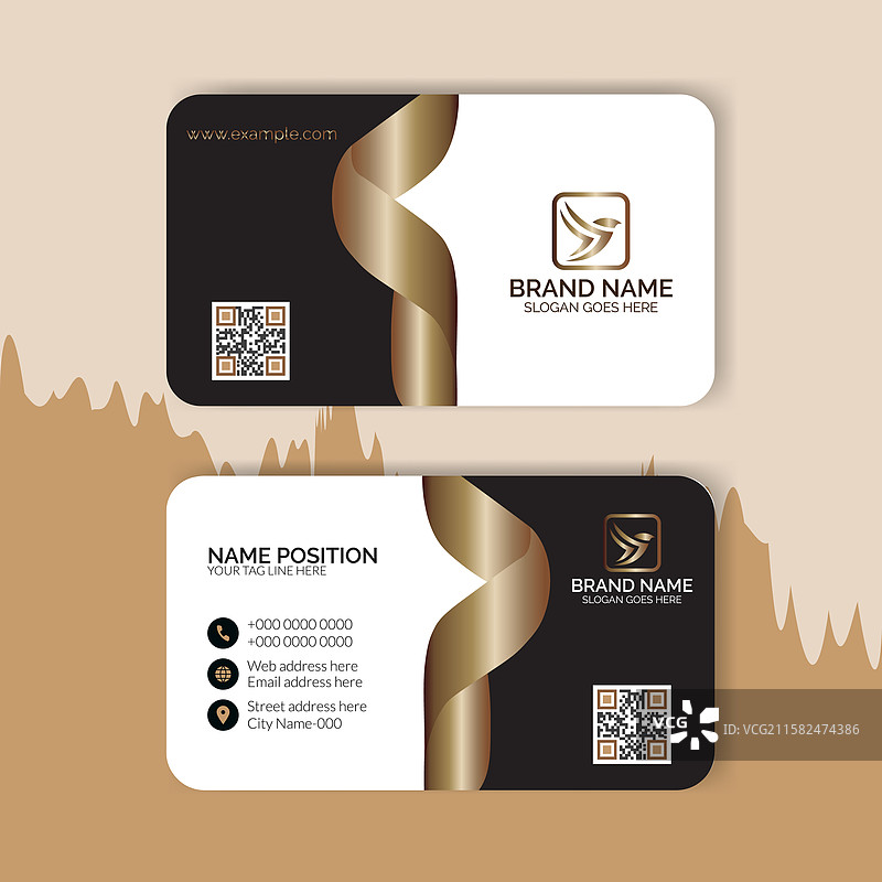 名片模板设计图片素材