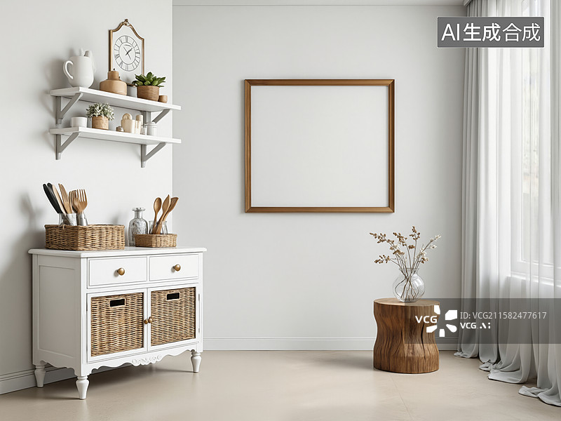 【AI数字艺术】简约家居装饰图片素材