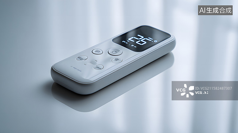 【AI数字艺术】空调遥控器特写图片素材