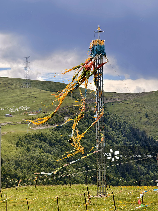 巾幡飘动图片素材