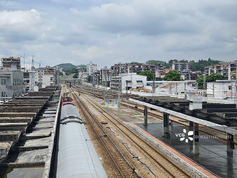 韶关火车站，浈江，风采楼，风度路，百年东街，中山公园，韶阳楼，通天塔，通天坡图片素材