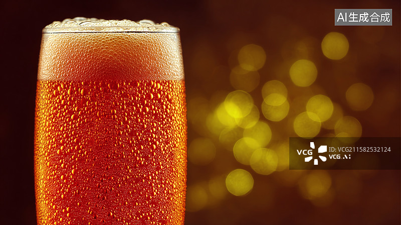 【AI数字艺术】冰镇饮料特写背景图图片素材
