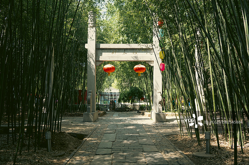 山东临沂市竹泉村风景区图片素材