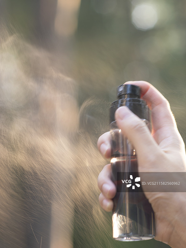 户外消毒防蚊虫叮咬花露水图片素材