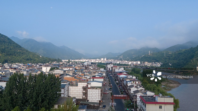 陕西省商洛市丹凤县竹林关镇图片素材