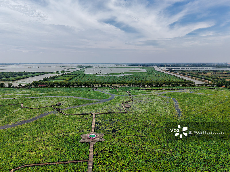 淮南焦岗湖图片素材