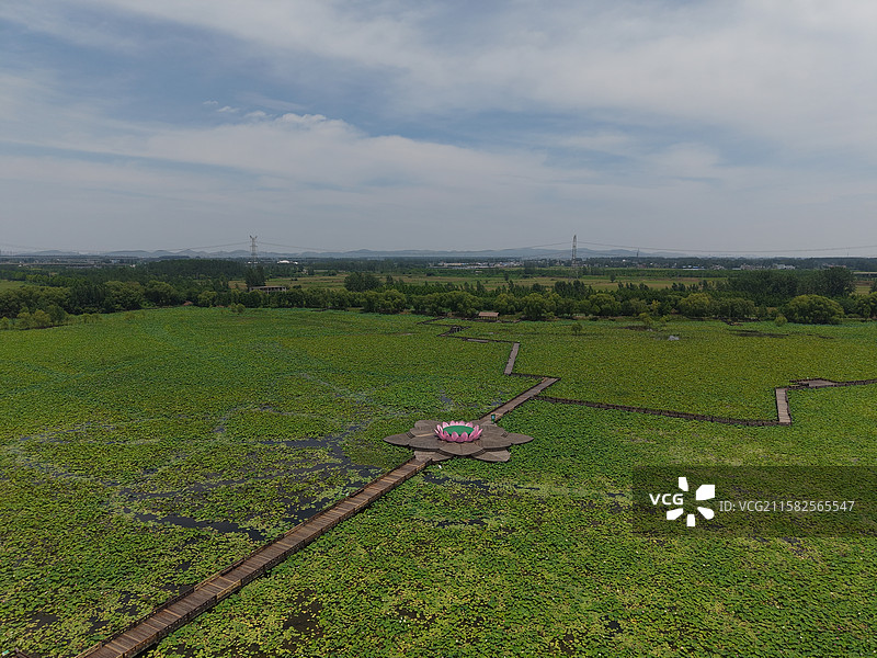 淮南焦岗湖图片素材