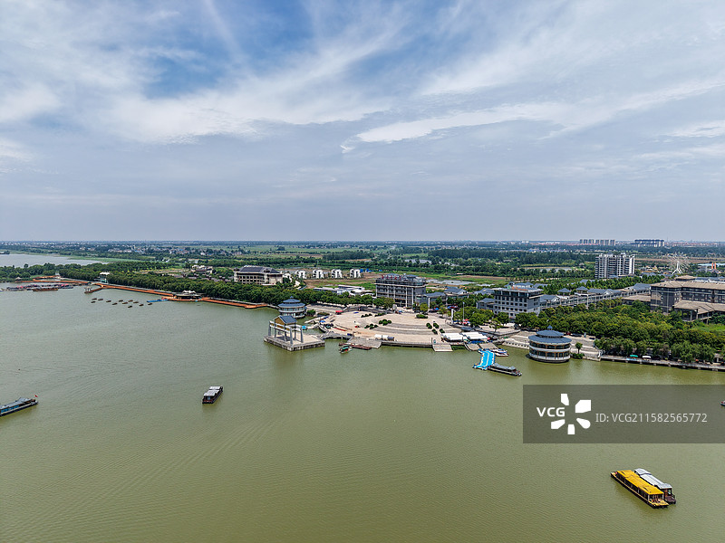 淮南焦岗湖图片素材