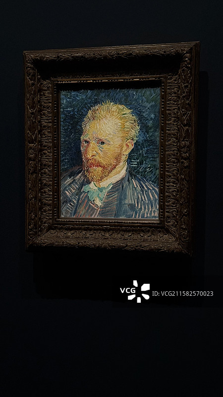 梵高自画像 - 浦东美术馆图片素材
