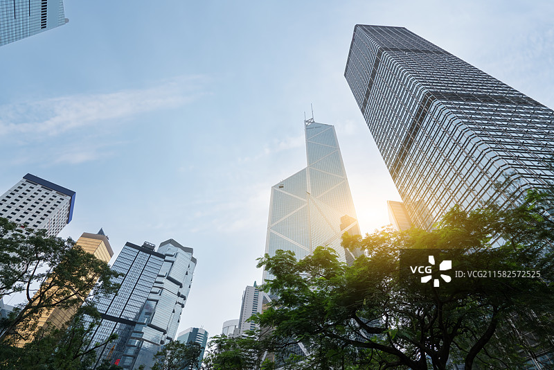 香港现代摩天大楼图片素材
