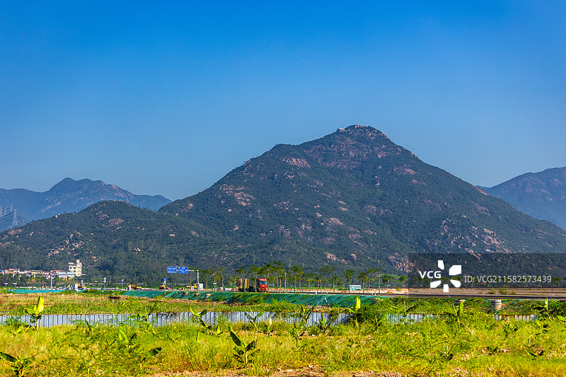 建设中的江门滨海新区银湖湾核心区图片素材