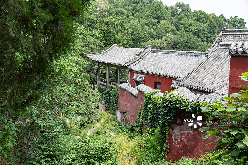 泰山斗母宫寺庙图片素材