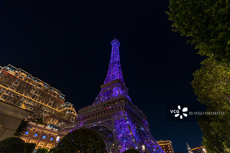 澳门巴黎铁塔巴黎人图片素材